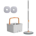 Mop rotativ cu găleată Dreamramp® Rotund Alb-Portocaliu