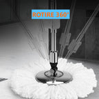 Componentele setului de mop rotativ Dreamramp® Inox Integral Argintiu