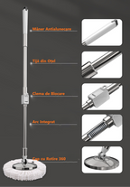 Stoarcerea lavetei în centrifuga găleții din inox Dreamramp® Inox Auriu