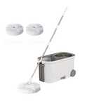 Găleată cu mop Dreamramp cu roți și centrifugă din inox