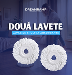 Găleată cu mop Dreamramp cu roți și centrifugă din inox – imagine 6