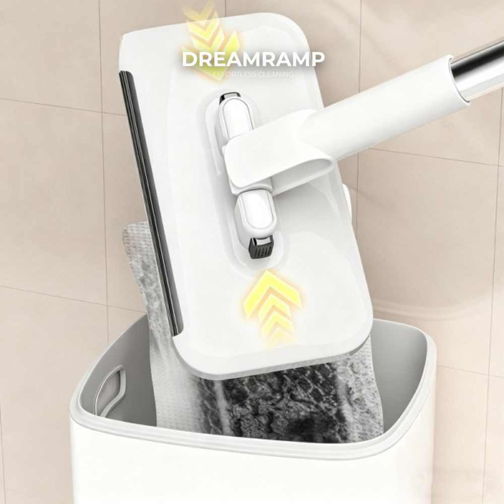 Mini mop Dreamramp® cu servețel prins pe cap – detaliu