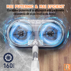 Mopul electric rotativ Dreamramp® folosit și pentru curățarea geamurilor
