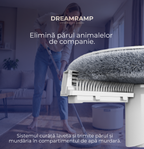 Găleata mopului Dreamramp® PRO curăță laveta și îndepărtează părul de animale