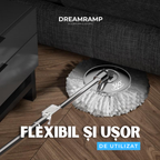 Mop cu găleată ovală din inox roz Dreamramp – imagine 4