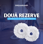 Mop cu găleată ovală din inox roz Dreamramp – imagine 6