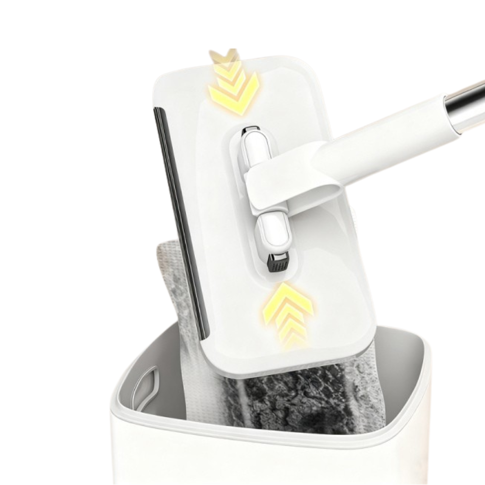 Mini mop manual Dreamramp® cu lavetă din microfibră
