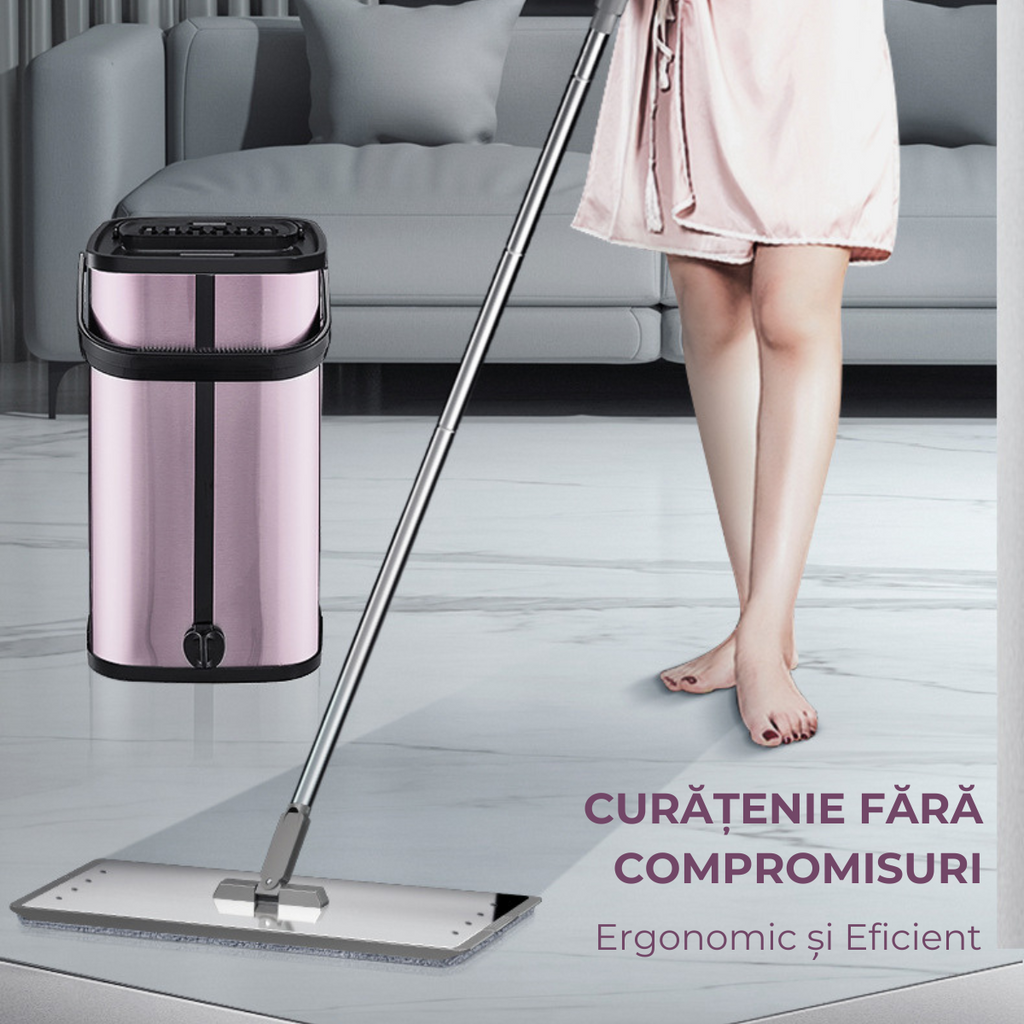 Set mop plat roz – imagine 10