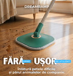 Mop rotativ cu găleată Dreamramp ONE cu compartimente pentru apă curată și murdară – imagine 3