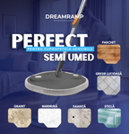 Mop rotativ pătrat Dreamramp SOFT pentru parchet cu găleată compactă – imagine 5