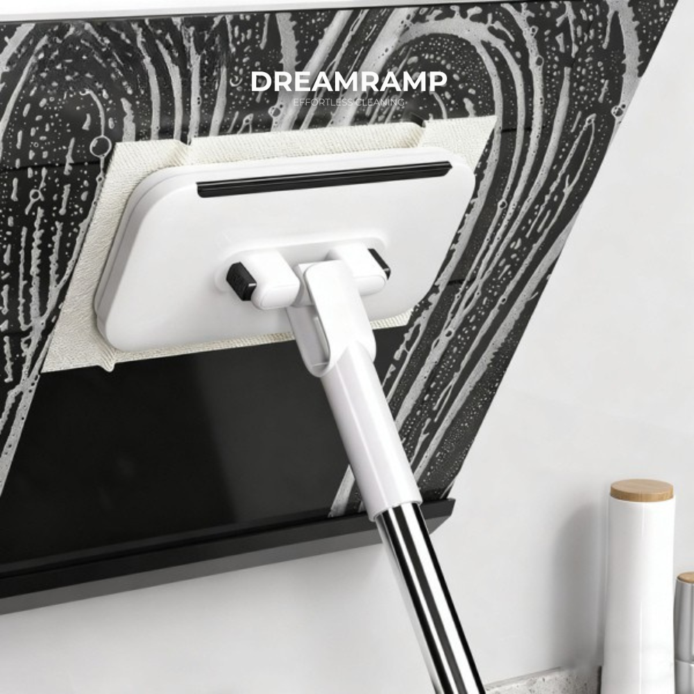 Mini mop cu servețel Dreamramp® pentru geamuri și oglinzi, vedere de ansamblu