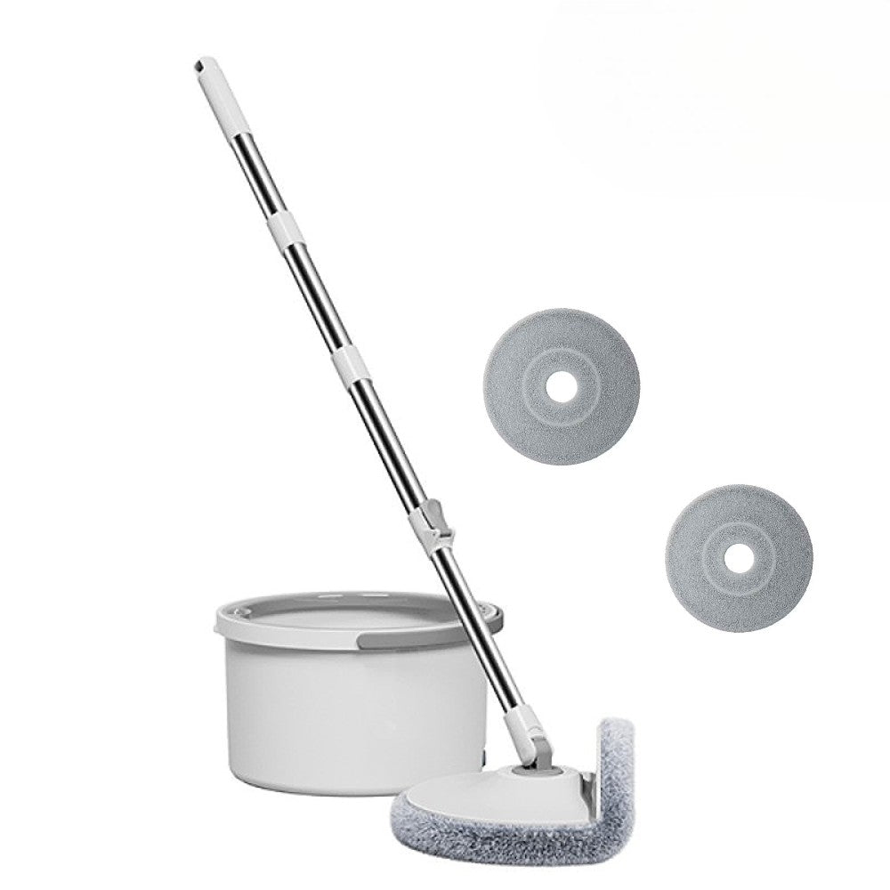 Set mop rotativ Dreamramp® cu găleată albă și două rezerve, compatibil cu tija de prelungire