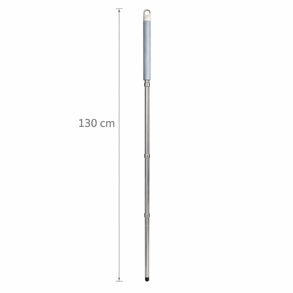 Tijă telescopică din inox de 130 cm pentru mop plat Dreamramp®